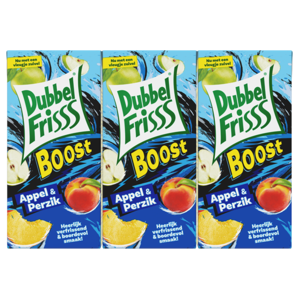 6x200ml Boost Appel-Perzik