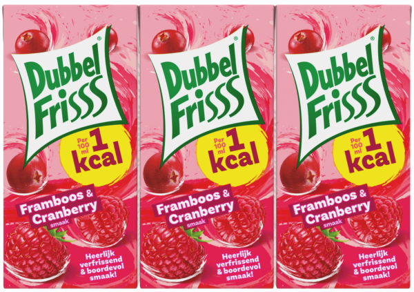 6x200ml 1Kcal Framboos-Cranberry